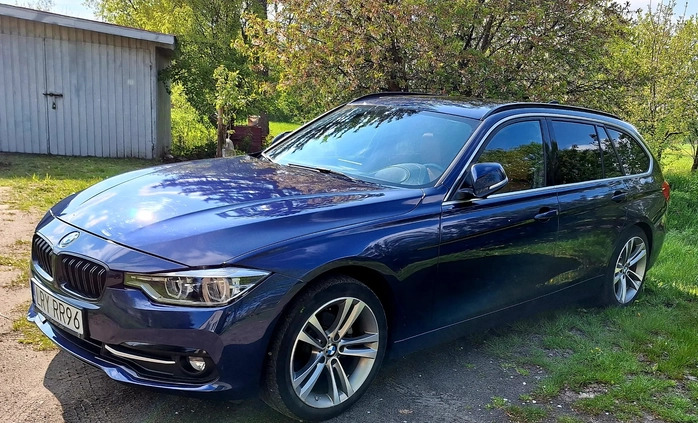 BMW Seria 3 cena 91600 przebieg: 66000, rok produkcji 2017 z Ryki małe 106